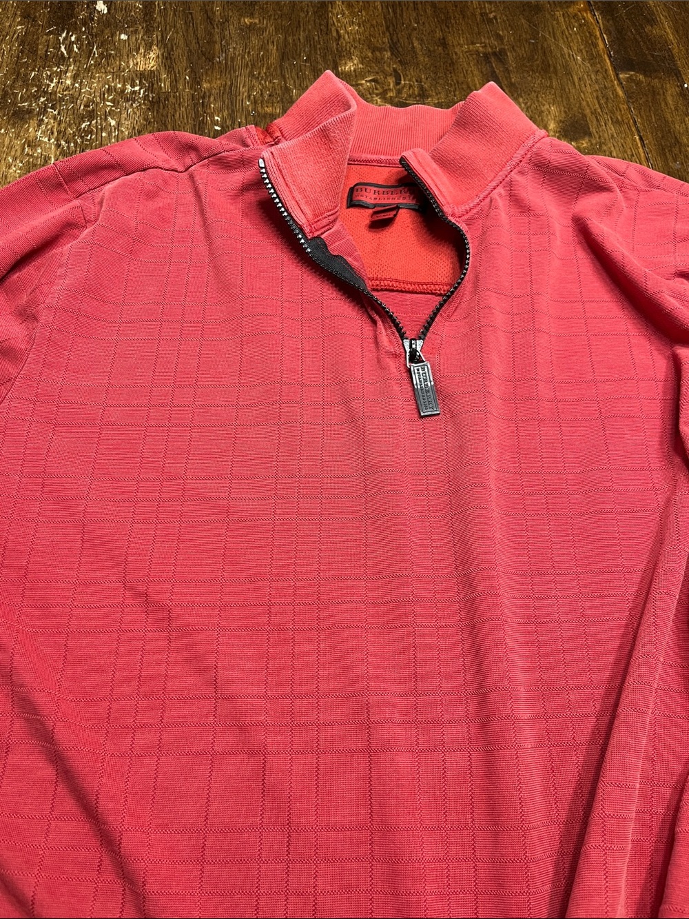 Burberry  Red Ribbed Top size xxl